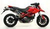 Street thunder - Tmavý hliník (Nerezová krytka) Ducati Hypermotard 796 2009 - 2012