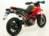 Thunder corta - Tmavý hliník (Nerezová krytka) Ducati Hypermotard 796 2009 - 2012