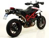Street thunder - Tmavý hliník (Nerezová krytka) Ducati Hypermotard 1100 2007 - 2012
