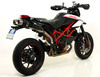 Thunder corta - Tmavý hliník (Nerezová krytka) Ducati Hypermotard 1100 2007 - 2012