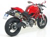 Street thunder - Tmavý hliník (Nerezová krytka) Ducati Monster 1100 2009 - 2010