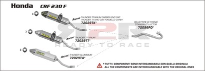 Svod Honda CRF 230 F  2011 - 2012