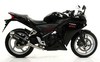 Race-tech - Tmavý hliník (Nerezová krytka) Honda CBR 250 R 2011 - 2012