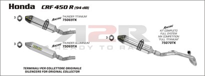 Thunder - Hliník Honda CRF 450 R 2009 - 2012