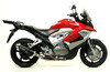 Race-tech - Tmavý hliník (Nerezová krytka) Honda Crossrunner 800 2011 - 2012