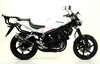 Street thunder - Tmavý hliník (Nerezová krytka) Hyosung Comet GT 250  2008 - 2011