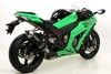 Race-tech - Tmavý hliník (Nerezová krytka) Kawasaki ZX-10R Ninja 2011 - 2012