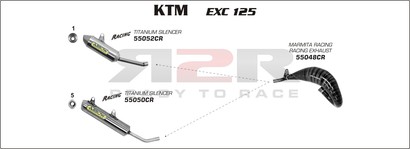 Racing KTM EXC 125 2008 - 2012