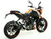 Thunder - Tmavý hliník (Karbonová krytka) KTM Duke 125 2011 - 2012