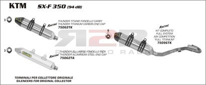 Thunder - Hliník  KTM SX-F 350 2011
