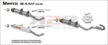 Thunder - Hliník Sherco SE 4.5i-F 2011 - 2012