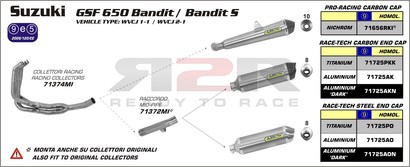 Mezisvod Suzuki GSF 650 Bandit 2007 - 2012