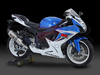 R77J s karbonovým koncem (Titan blue) Suzuki GSX-R 600 2011 - 2013