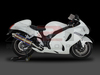 Tri-Oval dual exit (Metal magic) Suzuki GSX-R 1300 Hayabusa 2008 - 2013