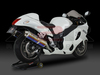 Tri-Oval dual exit (Metal magic) Suzuki GSX-R 1300 Hayabusa 2008 - 2013