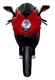 Double Bubble - tmavě kouřové MV Agusta F3 2012 - 2015