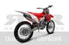 Výfukový systém - Cross Honda CRF 450 R 2011 - 2012