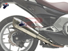 Conical - Nerez (80dB) Honda NC700 S 2012 - 2013