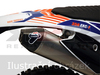 Výfukový systém - Enduro (Titan/Titan) KTM EXC 350F  2012