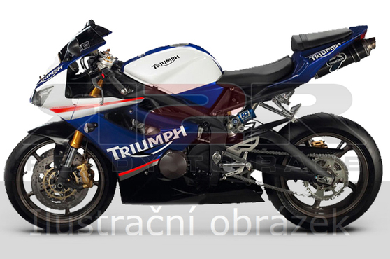 Výfukový systém (Nerez/Karbon 94dB) Triumph Daytona 675 2008