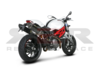 Slip-on Line (Karbon) Ducati Monster 1100 2009 - 2010