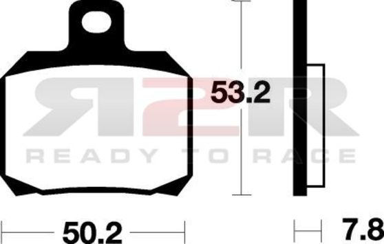 Brzdové destičky zadní - Směs Sinter Metalic  Aprilia RSV 1000 R 2000 - 2008