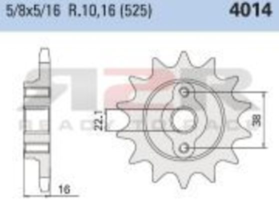 Přední řetězové kolečko - 15 zubů  Ducati Hypermotard 796 2010 - 2012