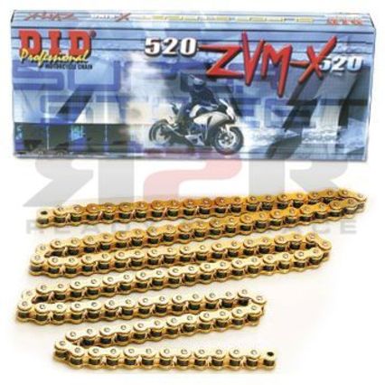 D.I.D řetěz 520ZVMX- 98 článků - Zlatá barva řetezu Ducati Monster 900 1993 - 1999
