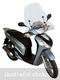 Náhradní čelní plexisklo TUV - Honda SH 125 / 150 2009 - 2011