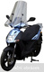 Kompletní sada plexiskla TOP ALTO - Kymco Agility 16" 50 / 125 / 150 / 200  2008 - 2012