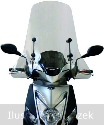 Náhradní čelní plexisklo TOP ALTO - Kymco Agility 16" + 50 / 125 / 200   2014 - 2019