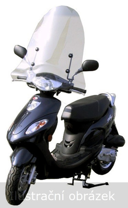 Náhradní čelní plexisklo TOP ALTO - Kymco Filly 50 / Filly  LX 50 1998 - 2002