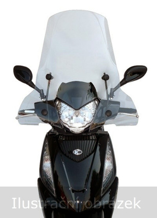 Náhradní čelní plexisklo TOP ALTO - Kymco People 125 / 200 / 300 GTi 2010 - 2016