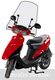 Náhradní čelní plexisklo TOP ALTO - Kymco Sniper 50 1997 - 1998