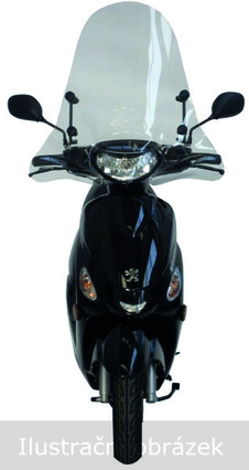 Náhradní čelní plexisklo ALL - Peugeot V-Clic 50 2007 - 2008
