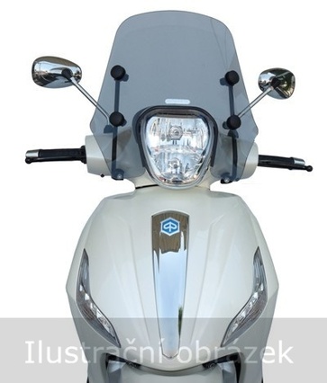 Náhradní čelní plexisklo - Summer Piaggio Beverly 350 2011 - 2019