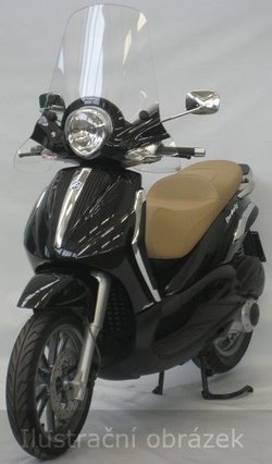 Náhradní čelní plexisklo TOP ALTO - Piaggio-Gilera  Beverly Tourer 125 / 250 / 300 / 400 2008 - 2010