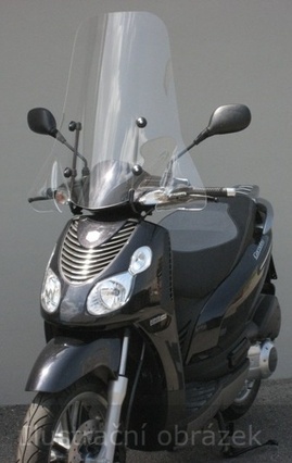 Náhradní čelní plexisklo TOP ALTO - Piaggio Carnaby 125 / 200 / 250 2007 - 2010