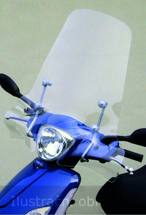 Náhradní čelní plexisklo TOP ALTO - Piaggio Fly 50 / 100 / 125 / 150  2004 - 2015