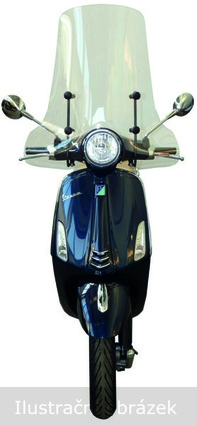Náhradní čelní plexisklo TOP ALTO - Piaggio Vespa Primavera 50 / 125 / 150 2013 - 2016