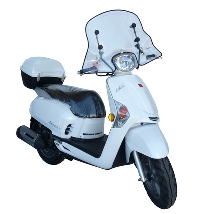 Náhradní čelní plexisklo TUV - Kymco Like 50 / 125 / 200 2009 - 2012