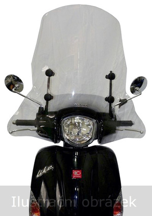 Náhradní čelní plexisklo TOP ALTO - Kymco Like 50 / 125 / 200 2009 - 2012