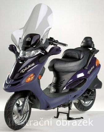 Náhradní čelní plexisklo EXCLUSIVE - Kymco Dink / LX / LC / CLASSIC 50 / 125 / 150 1997 - 2003