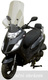 Náhradní čelní plexisklo EXCLUSIVE - Kymco Dink 50 / 125i / 200i 2006 - 2007
