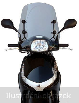 Náhradní čelní plexisklo SUMMER - Peugeot Tweet 50 / 125 / 151 2010 - 2013