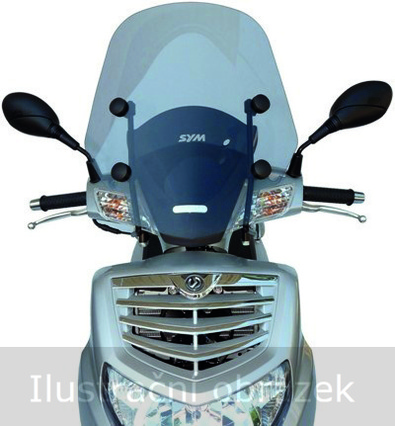 Náhradní čelní plexisklo SUMMER - Sym HD 125 / 200 EVO 2007 - 2010