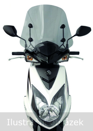 Náhradní čelní plexisklo SUMMER - Sym Jet 4 50 /125 2009 - 2011